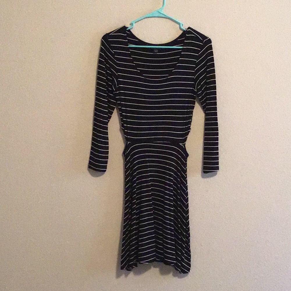 Black and white dress